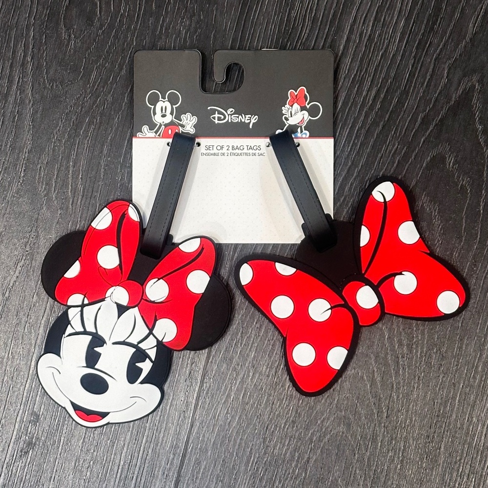 Disney's Minnie Mouse Luggage Tags NWT